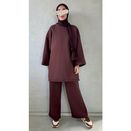hoodie setje lido brown hoodie setje lido brown