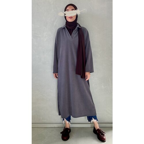 Comfy dress curdy V grey Comfy dress curdy V grey