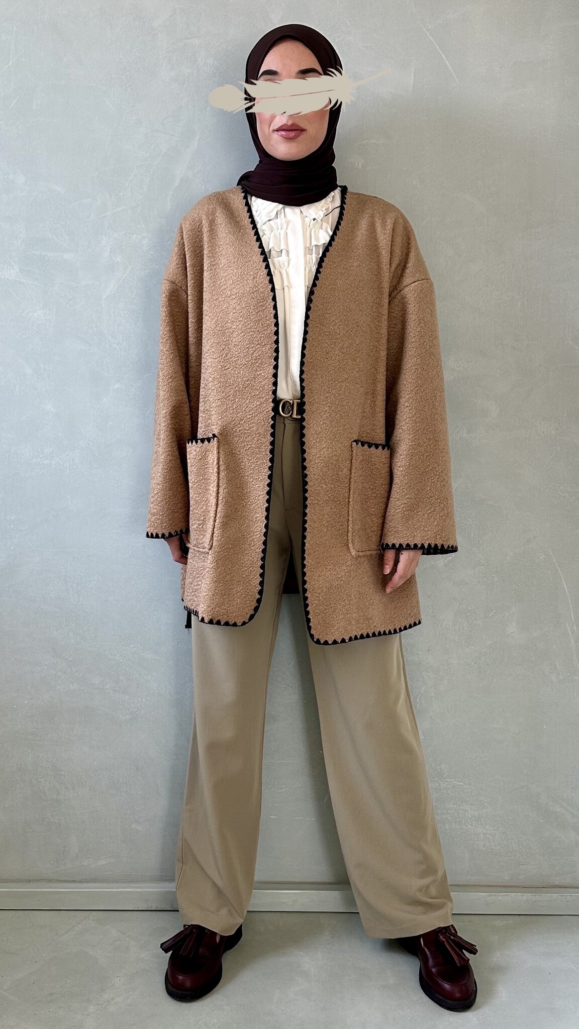 YOKE 18AW 3G KNIT BOA LINNER COAT XS - その他