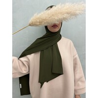 stretch jersey hijab oman pullman green