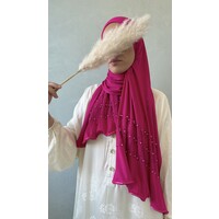 cotton jersey hijab abu dhabi fuchia