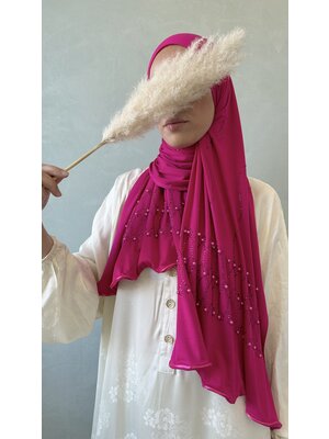 cotton jersey hijab abu dhabi fuchia cotton jersey hijab abu dhabi fuchia