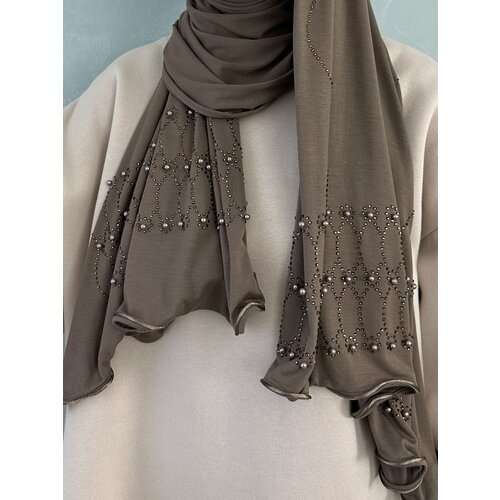 cotton jersey hijab abu dhabi umber brown cotton jersey hijab abu dhabi umber brown