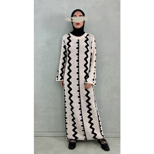 knitted dress zungri l-beige knitted dress zungri l-beige