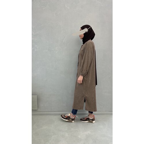 curduroy maxi blouse lonate coffee brown curduroy maxi blouse lonate coffee brown