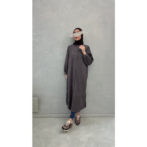 curduroy maxi blouse lonate d-grey curduroy maxi blouse lonate d-grey