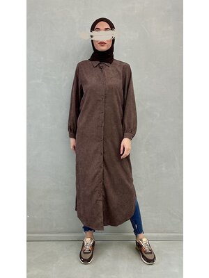 curduroy maxi blouse lonate brown curduroy maxi blouse lonate brown