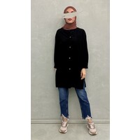 curduroy blouse guardia black