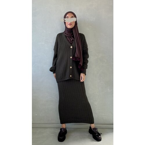 knitted two piece lesina army green knitted two piece lesina army green