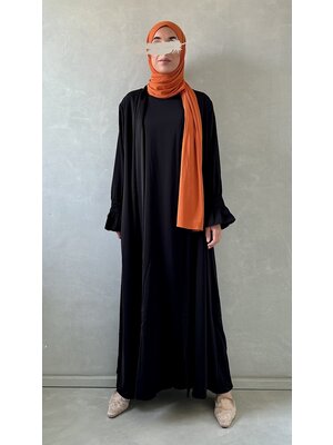 maxi set volantina (sleeve bottom) black maxi set volantina (sleeve bottom) black