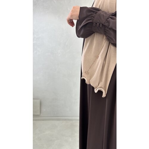 maxi set volantina (sleeve bottom) purple-brown maxi set volantina (sleeve bottom) purple-brown