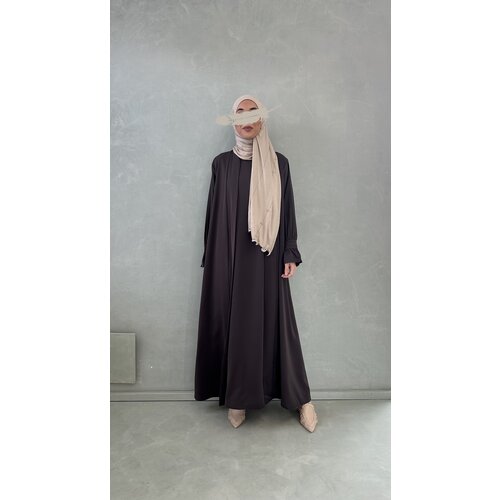 maxi set volantina (sleeve bottom) purple-brown maxi set volantina (sleeve bottom) purple-brown