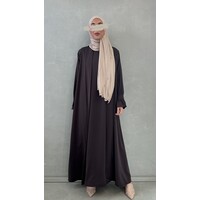 maxi set volantina (sleeve bottom) purple-brown