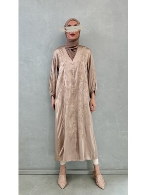 tuniek borduursels fubine beige tuniek borduursels fubine beige
