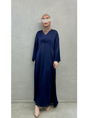satin dress fumane navy satin dress fumane navy