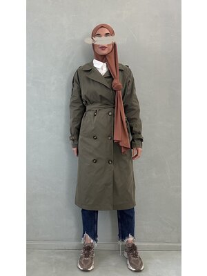 classic trenchcoat marcona green classic trenchcoat marcona green