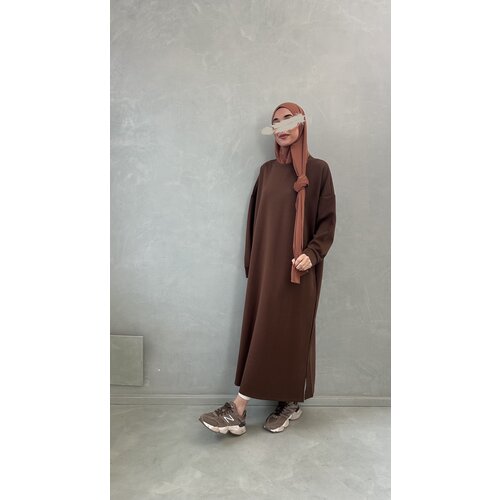 midi comfy sweater dress premiume brown midi comfy sweater dress premiume brown