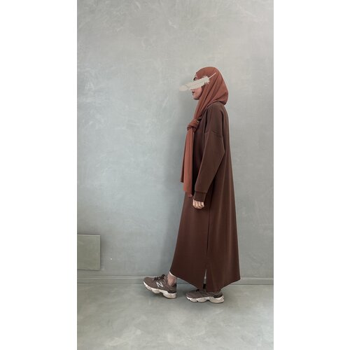 midi comfy sweater dress premiume brown midi comfy sweater dress premiume brown