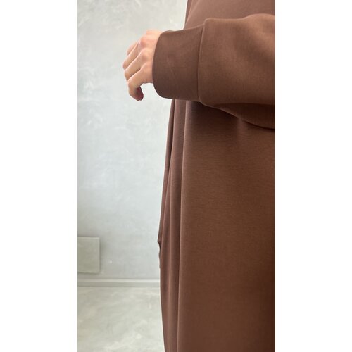 midi comfy sweater dress premiume brown midi comfy sweater dress premiume brown