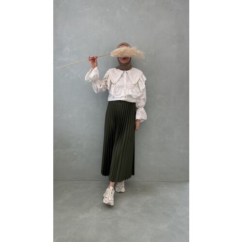 plisse skirt jelsi groen