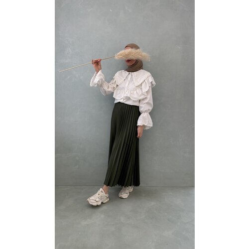 plisse skirt jelsi groen