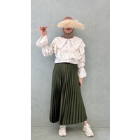 plisse skirt jelsi groen