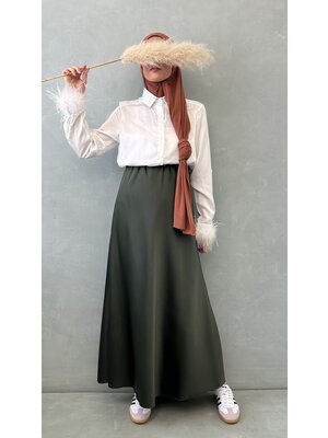 premium skirt  bonifati army green premium skirt  bonifati army green