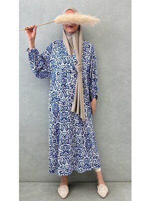 le boutique midi dress fiorenzuola blue le boutique midi dress fiorenzuola blue