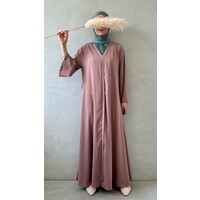 abaya socio peach-pink