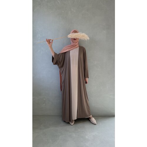 le boutique stretchy kimono endine taupe