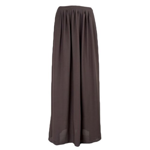 Maxi rok monica donkergrijs Maxi rok monica donkergrijs