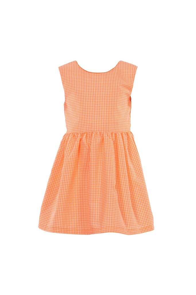 Blue Bay dress Claudia Vichy Orange