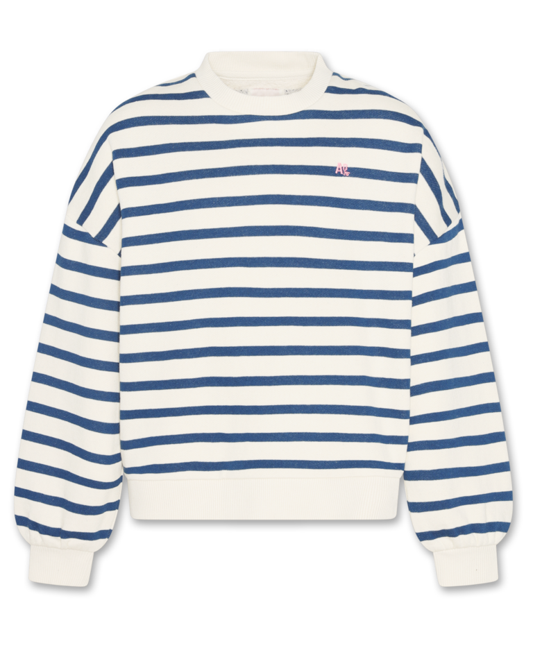 Ao76 124-1123-500 violeta striped sweater