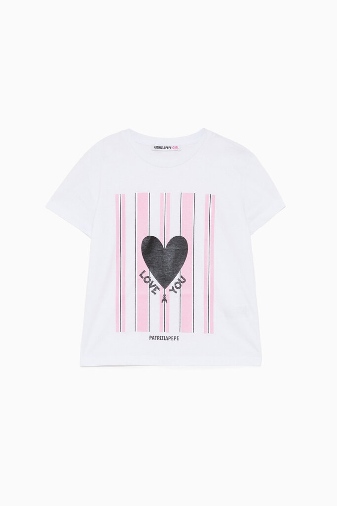 Patrizia pepe 7M0800 J089 T-Shirt love you