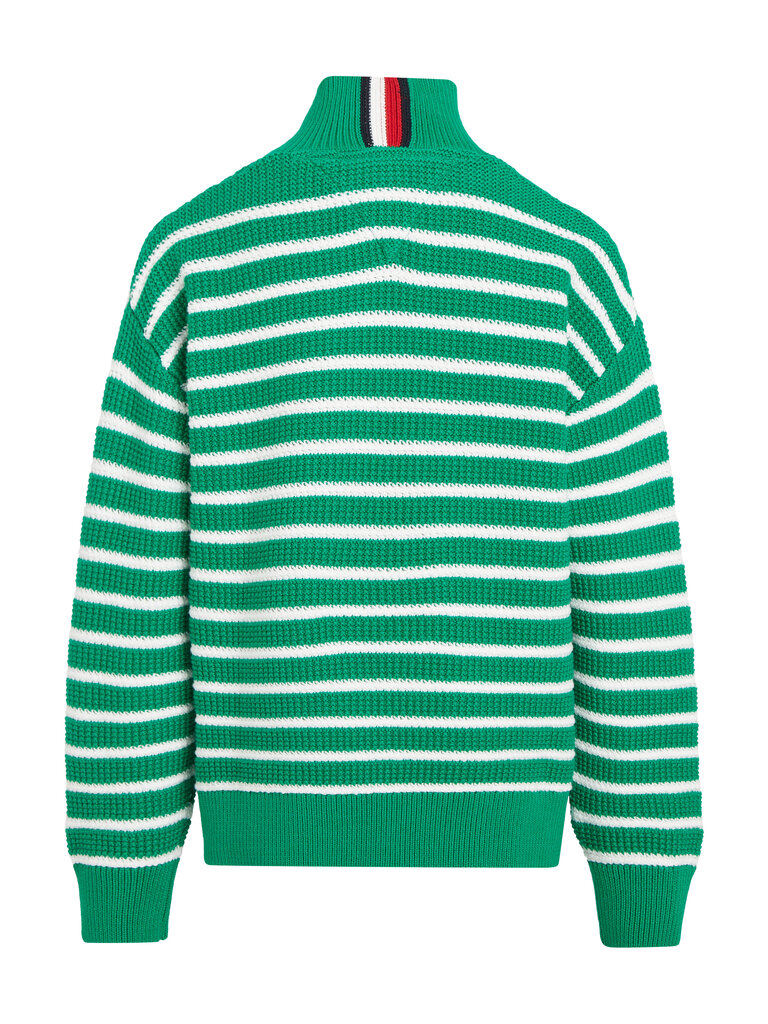 Tommy Hilfiger KB08956 Half zip stripe sweater