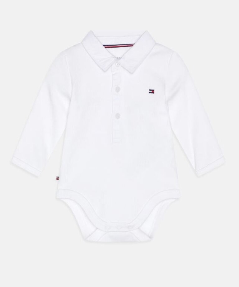 Tommy Hilfiger KN01575 baby rib collar body ls