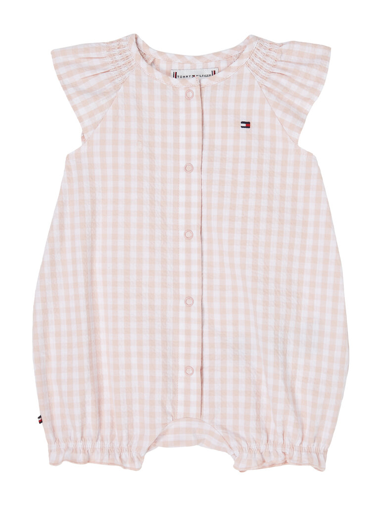 Tommy Hilfiger KN01836 Baby ruffle gingham shortall