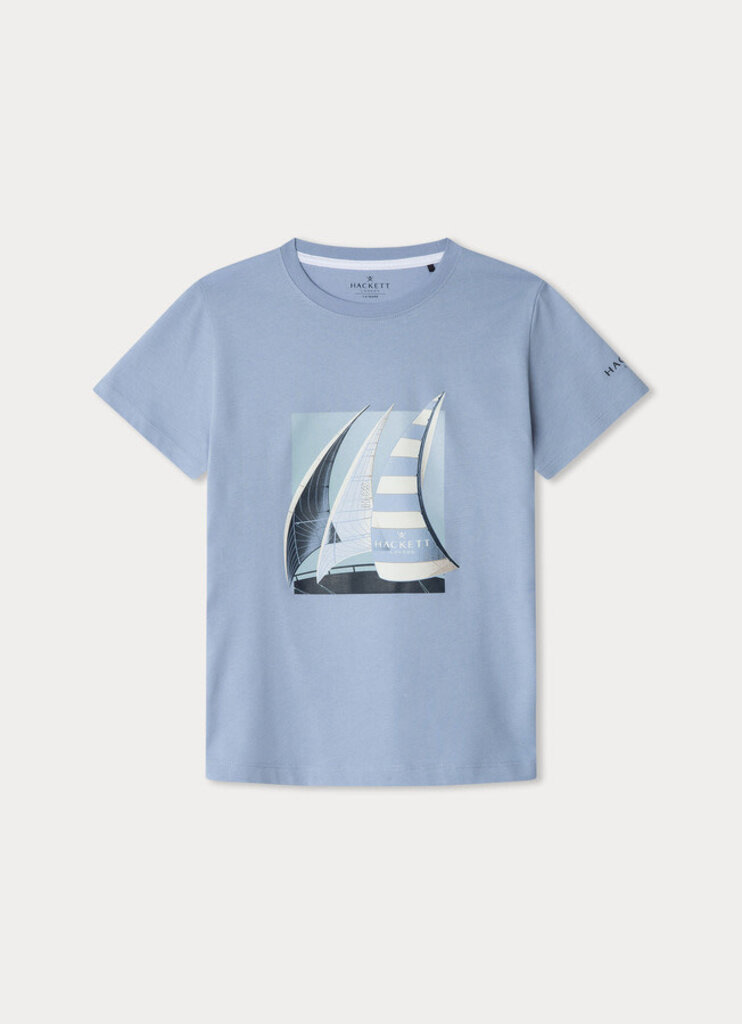 Hackett HK500974 Hackett sail tee 529Spa blu