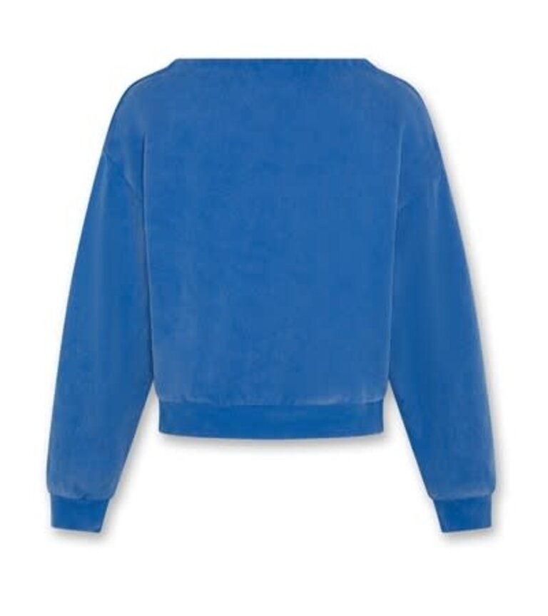 Ao76 125-1138-301 kabo sweater logo sw 707 bright blue