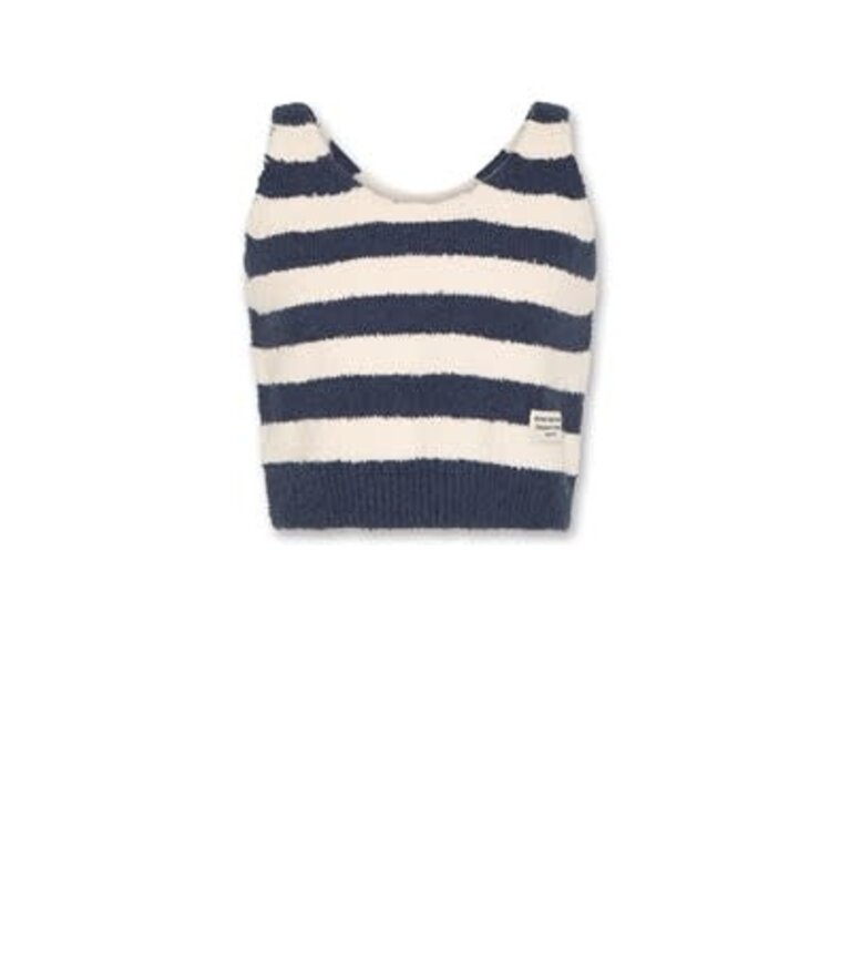 Ao76 125-1013-851 Dobe striped t-shirt 760 indigo
