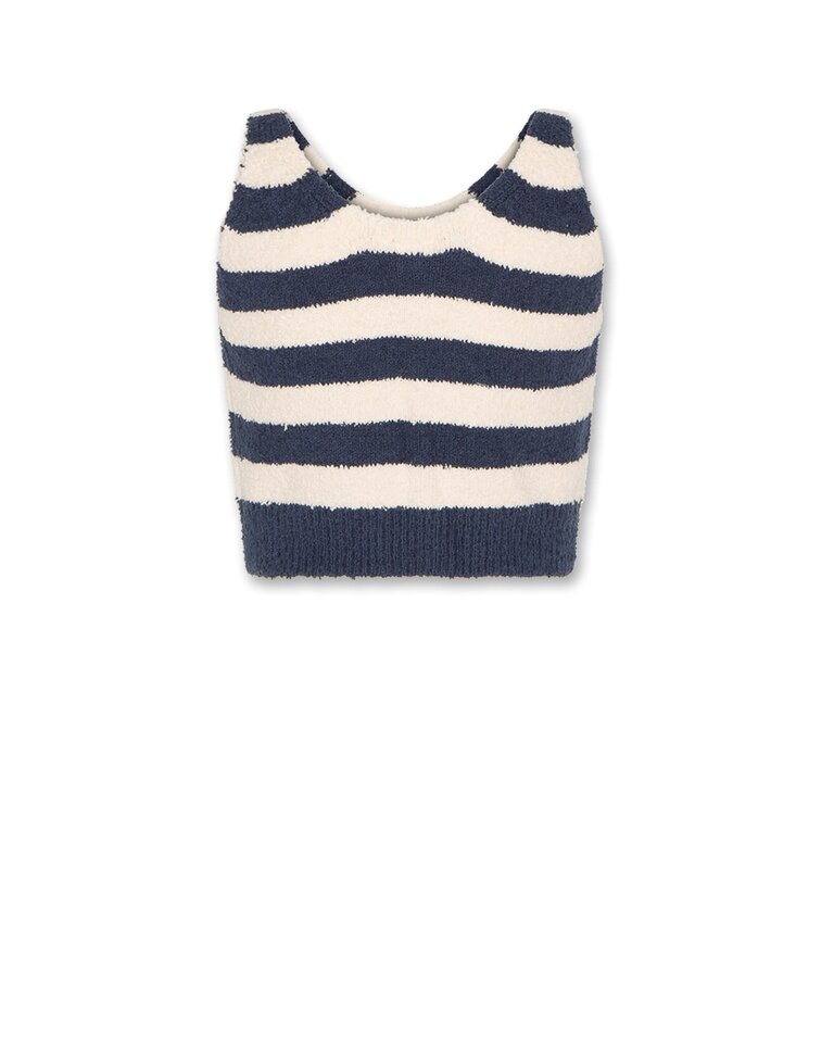 Ao76 125-1013-851 Dobe striped t-shirt 760 indigo