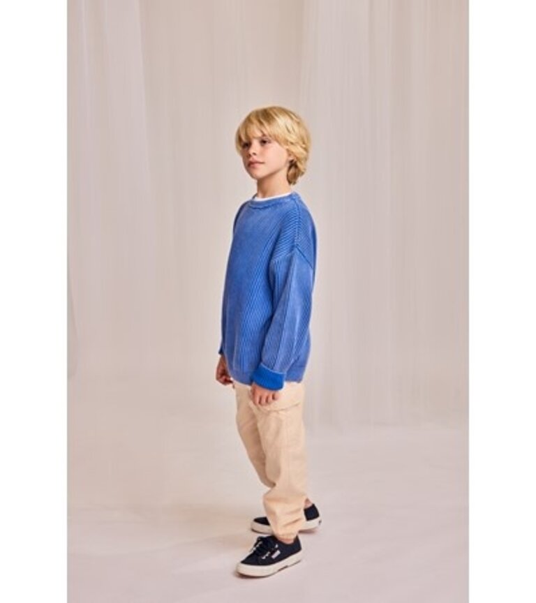Ao76 125-2245-802 yaro c-neck fine 707 bright blue