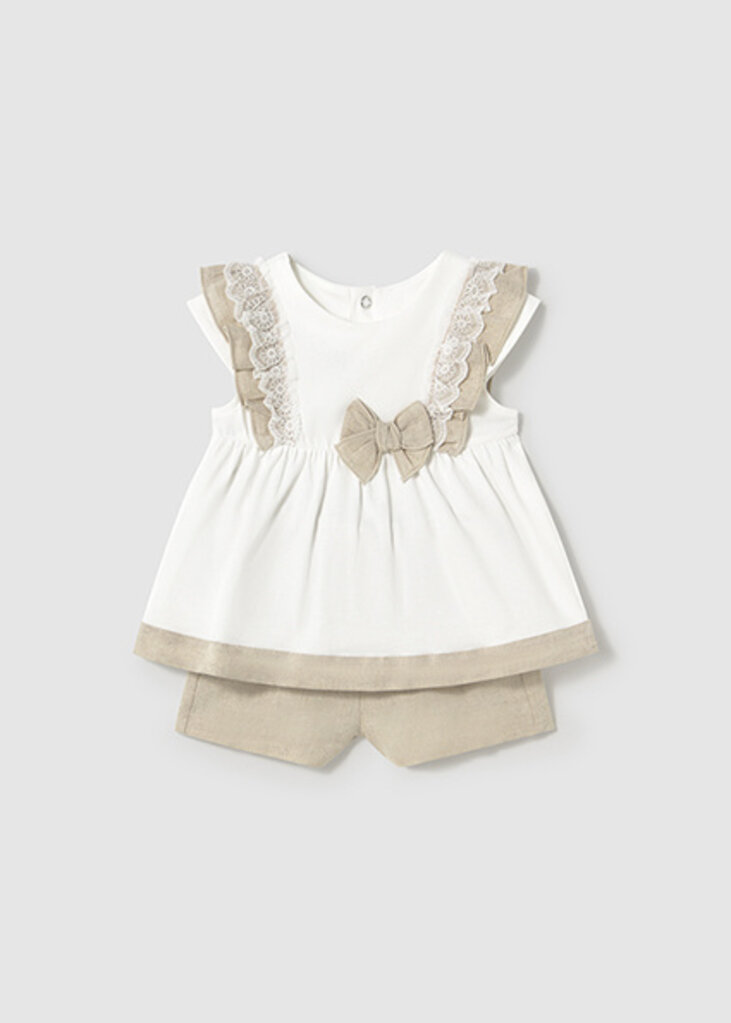 Mayoral 1236 Short set 010 linen