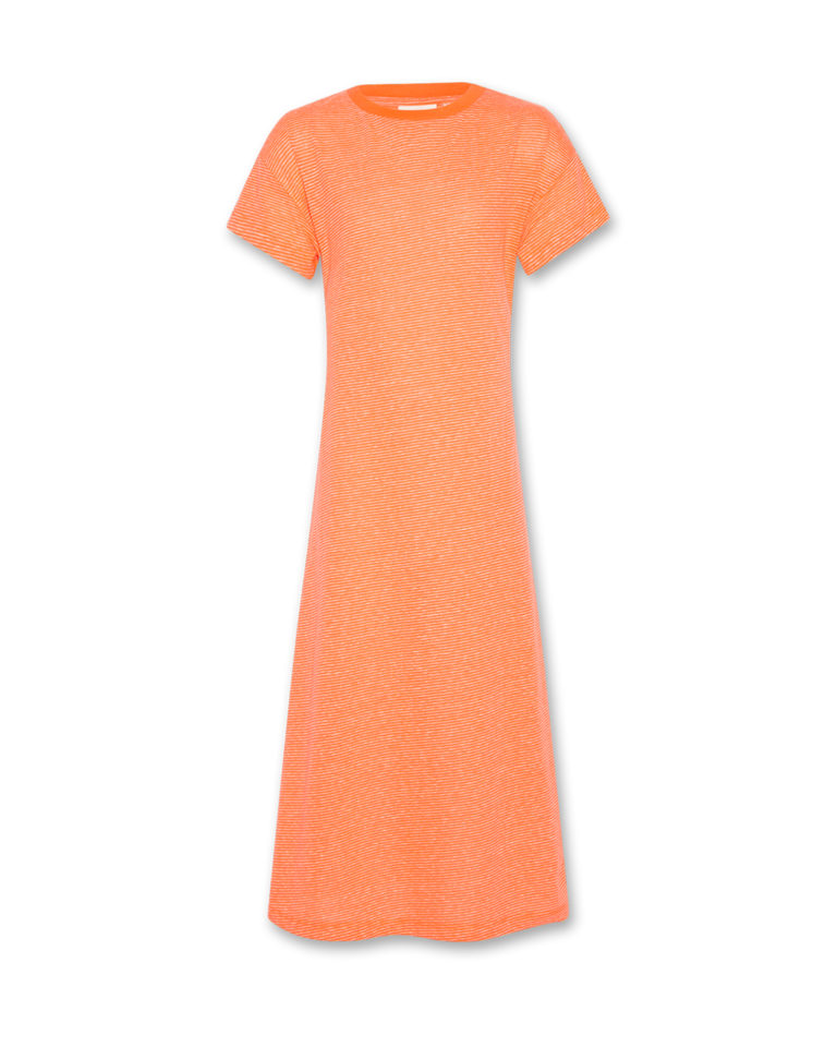 Ao76 125-1713-241 neo dress logo stripe 511 fluo coral