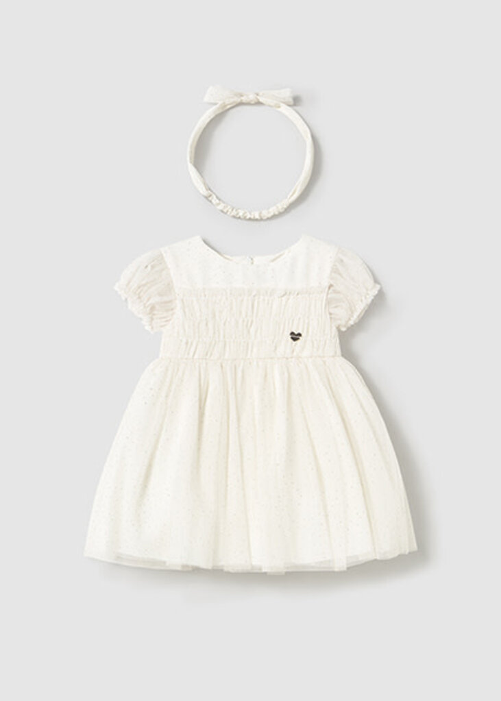 Mayoral 1902 Dress 019 natural