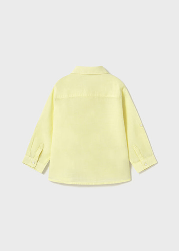 Mayoral 1116 L/s linen shirt 086 sorbet