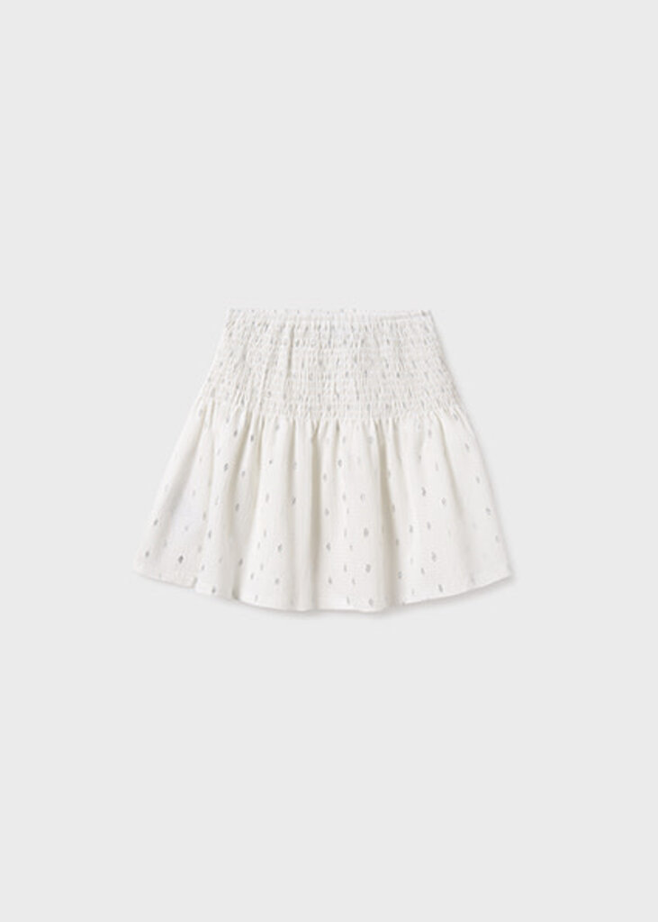 Mayoral 6971 Printed skirt 075 Natural