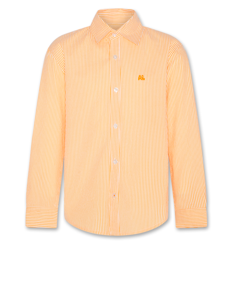 Ao76 125-2315-560 alan beck logo shirt 355 fluo orange