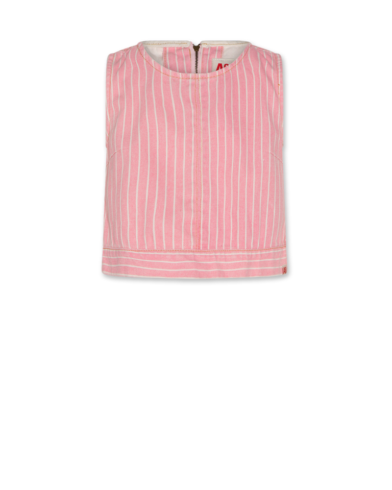 Ao76 125-1395-441 fedha striped shirt 528 pink