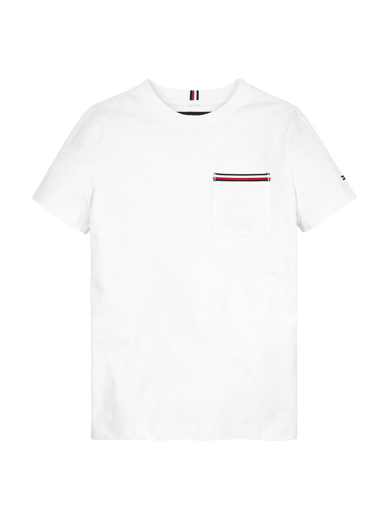 KB08817 Pocket tee s/s Ybr white